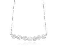 AITENME 7 Chakra Halskette Sliber für Damen Yoga Reiki Kette mit Frauen Schmuck Anhänger Heilung Meditation Amulett Geburtstag Geschenke Silber T