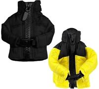 Aiwdeyi Daunenjacke-Schlüsselanhänger, Mini-Daunenmantel, Mini-Jacken-Schlüsselanhänger mit Reißverschluss, 3D-Anhänger, Schlüsselanhänger, Geschenk for Männer, Papa, Freund