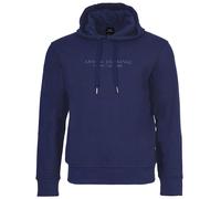 AIX ARMANI EXCHANGE Herren Sweatshirt mit Kapuze - Hoodie, Baumwolle, Logo L Blau