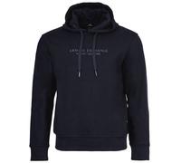 AIX ARMANI EXCHANGE Herren Sweatshirt mit Kapuze - Hoodie, Baumwolle, Logo S Blau