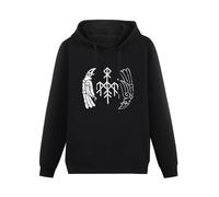 AIXINLI WARDRUNA - KVITRAVN (Organic TS) Hoody Hoodies Hoody Sweatshirts Black XL