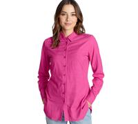 AjC Damen Hemd-Bluse Langarm-Hemd leichte Sommer-Bluse Freizeit-Bluse mit Knopfleiste 52486612 Pink 34