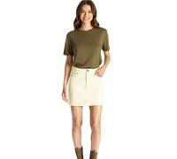 AjC Damen Mini-Rock im Cord-Stil Freizeit-Rock 96844353 Creme-Weiß 36