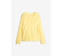 Ajour-Pullover mit Federgarn 48/50 (XL)