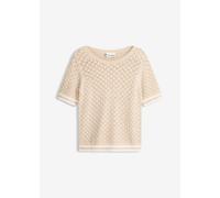 Ajour-Pullover mit Federgarn 52/54 (XXL)