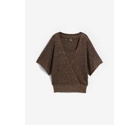 Ajour-Pullover mit Glitzereffekt 52/54 (XXL)