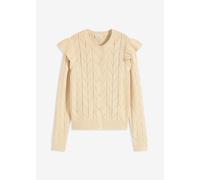 Ajour-Strickjacke aus Baumwolle 40/42 (M)