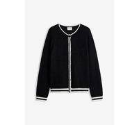 Ajour-Strickjacke mit Federgarn 40/42 (M)