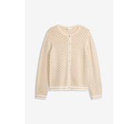 Ajour-Strickjacke mit Federgarn 44/46 (L)