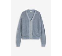 Ajour-Strickjacke mit Glitzereffekt 52/54 (XXL)