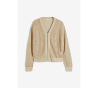 Ajour-Strickjacke mit Glitzereffekt 52/54 (XXL)