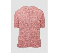 Ajour-Strickjacke mit Glitzereffekt 54 rot 2168597.30X1.54