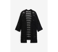 Ajour-Strickjacke mit Glitzergarn 36/38 (S)