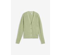 Ajour-Strickjacke mit Leinenanteil 52/54 (XXL)