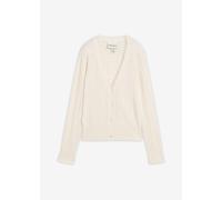 Ajour-Strickjacke mit Seidenanteil 44/46 (L)
