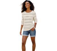 Ajourpullover champagner 36 Baumwolle