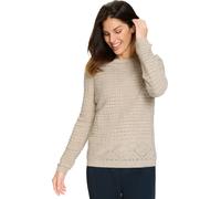 Ajourpullover sand-ecru-meliert 46 Polyacryl