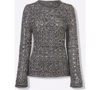 Heine Pullover in Grau - Größe 44 | Damen Pullover Cardigans