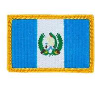 Akachafactory Aufnäher, bestickt, Flagge Guatemala, zum Aufbügeln, Wappen