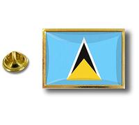 Akachafactory pin flaggenpin flaggen Button pins anstecker Anstecknadel sammler st Lucia