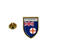 Akachafactory Pin Pin Anstecker Stadt Flagge Australien New Südwales