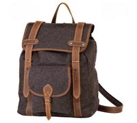 AKAH Wanderrucksack Büffel-Leder mit Loden 15 L