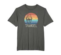 Akatosh: The Tamriel Elder Retro Sunset Of The Scrolls Gamer T-Shirt