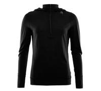 Aklima Lightwool Hoodie loose fit Women Jet Black S