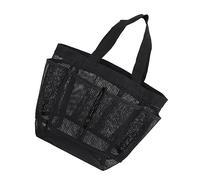 AKOOSY 1 Stück Multifunktionale Aufbewahrungstasche Mesh Tragbare Organizer Tasche für Reise und Pflegeartikel Strapazierfähig und Praktisch für Strand Bad und Zuhause