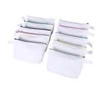 AKOOSY 10stücke Make Up Beutel aus Canvas Unbedruckte Schminktasche mit Reißverschluss Kosmetiktasche für Reisen Urlaub und Outdoor-aktivitäten DIY-bastelzubehör für Individuelle