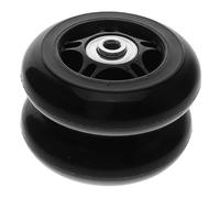 AKOOSY 2 Stück Ersatz Kofferrollen Geräuschlose Gummi lenkrollen für Reisekoffer Langlebige Flexible Trolley Ersatzräder mit Einfacher Montage Robustes Reparaturset für Gepäck