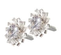 AKOOSY 2 Stück Hochwertige Zirkonia Schuhdekoration Glitzer Applikation für Damen High Heels Slipper DIY Schmuck Patch für Schuhe Kleidung Rucksack und Accessoires