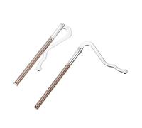 AKOOSY 2 Stück Metall Geldklammern aus Legierung Federbelastete Geldscheinklammer 80mm Kompakter Kreditkartenhalter für Herren Scheck und Bargeldorganizer