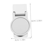 AKOOSY 3 Stück Geldclip Teiliges Kompakt Leicht und Robust Tragbarer Bargeldhalter für Outdoor und Alltag Kleine Metallklammern für Geldscheine Praktische Geldklammer für Herren und Damen