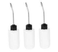 AKOOSY 3 Stück Nähmaschinenölflaschen 120 Ml Auslaufsicher Mit Eisenausgießer Und Verschluss Leere Ölspenderflaschen Für Präzise Ölzufuhr Bei Nähmaschinen Universell Einsetzbar Für Maschinenöl