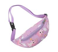 AKOOSY Bauchtasche Verstellbar Vielseitige Hüfttasche und Crossbody Sling Bag mit Buntem Motiv Langlebig und Sicher Kompakte für Kleinkinder für Reisen und Alltag