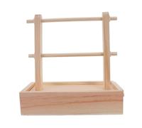 AKOOSY Garnhalter mit Doppeltem Garnständer Abnehmbarem Garnwickler und Integriertem Nadel Organizer Kompakter Garnrollenhalter für Stricken Häkeln Tragbar und Platzsparend