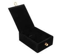 AKOOSY Kleine Schmuckschatulle mit Farbigem Muster Weiches Innenfutter Vielseitige Halsketten aufbewahrung Handliche Schmuckbox für Unterwegs Chinesischer Stil Sichere