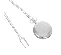 AKOOSY Mechanische Taschenuhr mit Gravur und Flip Cover Design aus Legierung Präzises Mechanisches Uhrwerk für Damen und Herren für Formelle Anlässe
