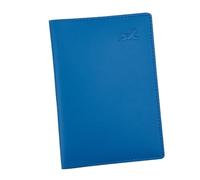 AKOOSY PU Leder Reisepasshülle Blau Multifunktional Reiseetui Organizer für Ausweis Karten Tickets Dokumente Reise Wallet Tasche