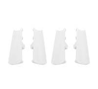 Akozon 2 Paar Schneepflugstation für Schuhe - Süße Lochschuhe Charmezubehör für DIY -Basteln (White)