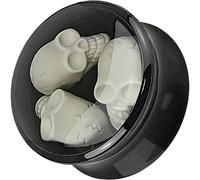 Akryl Plug Totenkopf