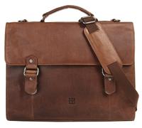 Aktentasche BODENSCHATZ "BODENSCHATZ Herren, Damen Aktentasche echt Leder", Gr. B/H/T: 40cm x 31cm x 7cm onesize, braun (cognac), Leder, Taschen, echt Leder (91373014-0) cognac