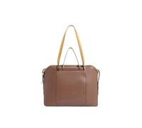 Aktentasche fur Damen mit zwei Griffen Circle, braun-beige - Farb-Varianten: Braun