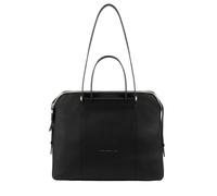 Aktentasche fur Damen mit zwei Griffen Circle schwarz - Farb-Varianten: Schwarz