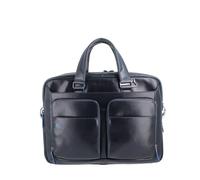 Aktentasche mit zwei Griffen und doppelter Tasche B2 - Farb-Varianten: Blau