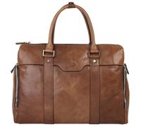 Aktentasche PIKÉ, Damen, Gr. B/H/T: 40cm x 30cm x 15cm onesize, braun, Leder, beschichtet, glänzend, Taschen, echt Leder (65271616-0) braun