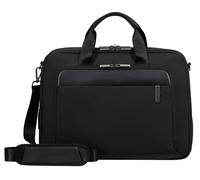 Aktentasche SAMSONITE "EVOSIGHT 17,3''", Gr. B/H/T: 44cm x 32cm x 13cm, schwarz, Polyester, unifarben, Taschen, Businesstasche Trolleyaufstecksystem (32702527-0) schwarz