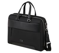 Aktentasche SAMSONITE "ZALIA 3.0 15,6''", Damen, Gr. B/H/T: 40cm x 30cm x 10cm, schwarz, Polyester, unifarben, Taschen, Businesstasche Trolleyaufstecksystem (65188461-0) schwarz