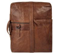 Aktentasche SPIKES & SPARROW, Damen, Gr. B/H/T: 40cm x 40cm x 8cm onesize, braun (cognac), Leder, leicht glänzend, unifarben, Taschen Aktentasche, echt Leder (81997816-0)